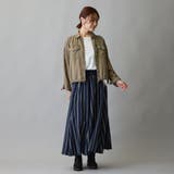カラーデニム裾ドロスト入りシャツ | NICOLE | 詳細画像10