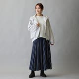 箔入りロゴプリント7分袖ラグランTシャツ | NICOLE | 詳細画像10 