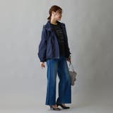 箔入りロゴプリント7分袖ラグランTシャツ | NICOLE | 詳細画像16 
