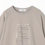 箔入りロゴプリント7分袖ラグランTシャツ | NICOLE | 詳細画像21 