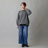 布帛ヘムドッキングロングスリーブTシャツ | NICOLE | 詳細画像10 
