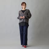 布帛ヘムドッキングロングスリーブTシャツ | NICOLE | 詳細画像11 