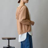 布帛ヘムドッキングロングスリーブTシャツ | NICOLE | 詳細画像3 