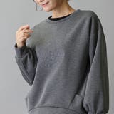 モチーフ刺繍入りダンボールプルオーバー | NICOLE | 詳細画像10 