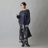 モチーフ刺繍入りダンボールプルオーバー | NICOLE | 詳細画像11 