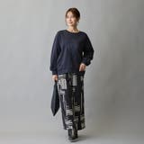 モチーフ刺繍入りダンボールプルオーバー | NICOLE | 詳細画像13 