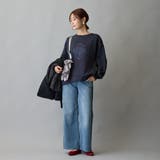 モチーフ刺繍入りダンボールプルオーバー | NICOLE | 詳細画像14 