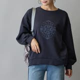モチーフ刺繍入りダンボールプルオーバー | NICOLE | 詳細画像15 
