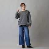 モチーフ刺繍入りダンボールプルオーバー | NICOLE | 詳細画像8 