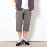 46カーキ | メッシュ７分丈イージーカーゴパンツ | NICOLE