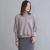 19ライトグレー | 2WAYポンチョ×ニットアンサンブル | NICOLE