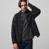 49ブラック | 【WEB限定】カウチン柄ショールカラーカーディガンニット | NICOLE