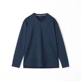 【HIDEAWAYS BLACK】リンクスストライプジャカードVネックプルオーバ… | NICOLE | 詳細画像1 