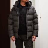 49ブラック | シンセティックレザーフードブルゾン | NICOLE