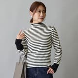 91その他2 | ボトルネック配色リブニット | NICOLE
