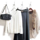 ファー付ニットカーディガンコート ニット カーデ | Y&M | 詳細画像4