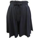 ブラック | フレアーショートパンツ レディース キュロット | Y&M