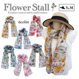 ストール 花柄 ショール | Y&M | 詳細画像1