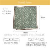 正方形ストール 花柄 ショール | Y&M | 詳細画像5
