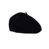 BLACK | ベレー帽 キレイにかぶれるベーシックデザインの 立体 | Y&M
