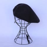 black | フェルトベレー帽 ―フラットタイプ― チョボ無し | Y&M