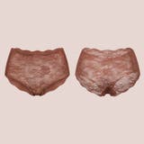(新色)アンティ-クブラウン | エレガントレ-スシ-ムレスショ-ツ ひびかない下着 セクシ- | nijibra