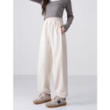 裏起毛美シルエットアクティブジョガ-パンツ レデイーズパンツ 裏起毛パンツ | nijibra | 詳細画像6