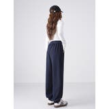 裏起毛美シルエットアクティブジョガ-パンツ レデイーズパンツ 裏起毛パンツ | nijibra | 詳細画像19