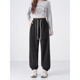 裏起毛美シルエットアクティブジョガ-パンツ レデイーズパンツ 裏起毛パンツ | nijibra | 詳細画像32