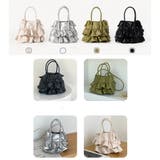 新作可愛いフリルミニショルダーバッグ トートバッグ 韓国ファッション | nijibra | 詳細画像2