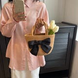 リボントートバッグ バケットバッグ リボン | nijibra | 詳細画像15