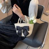 リボントートバッグ バケットバッグ リボン | nijibra | 詳細画像6