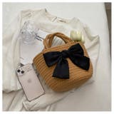 リボントートバッグ バケットバッグ リボン | nijibra | 詳細画像21