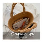 リボントートバッグ バケットバッグ リボン | nijibra | 詳細画像4