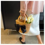 リボントートバッグ バケットバッグ リボン | nijibra | 詳細画像17