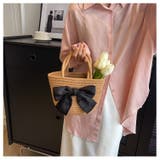 リボントートバッグ バケットバッグ リボン | nijibra | 詳細画像19