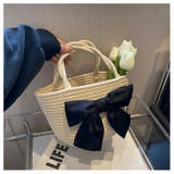 リボントートバッグ バケットバッグ リボン | nijibra | 詳細画像13