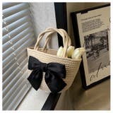 リボントートバッグ バケットバッグ リボン | nijibra | 詳細画像14