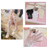 2組セット組み合わせ自由 リボン ニーハイソックス | nijibra | 詳細画像7 