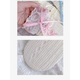 レ－スリボンソックス ニーハイソックス レ－スアップ | nijibra | 詳細画像5 