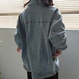 ルーズデニムジャケット ジャケットレディース アウタ－ | nijibra | 詳細画像2 