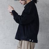 ワンウォッシュブラック | ルーズデニムジャケット ジャケットレディース アウタ－ | nijibra