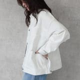 ルーズデニムジャケット ジャケットレディース アウタ－ | nijibra | 詳細画像12 