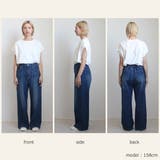 吸汗速乾 クーリッシュ デニムワイドパンツ | nijibra | 詳細画像17 