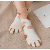 映えるモコモコ肉球ソックス2足セット 全6タイプ あったかい靴下 | nijibra | 詳細画像8