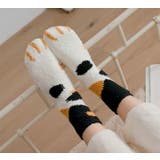 映えるモコモコ肉球ソックス2足セット 全6タイプ あったかい靴下 | nijibra | 詳細画像7