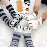 映えるモコモコ肉球ソックス2足セット 全6タイプ あったかい靴下 | nijibra | 詳細画像3