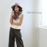 ワンピ－スに合う 小顔効果バツグンふわふわフェィクファ－マフラ－全2色 ファ－ | nijibra | 詳細画像10 