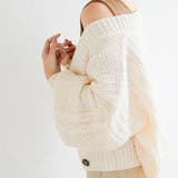 ケーブルニットショートカーディガンゆるニット レディース トップス | NinaetLina | 詳細画像8 