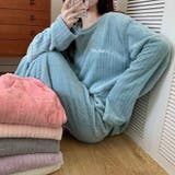 リブセットアップパジャマ レディース トップス | NinaetLina | 詳細画像3